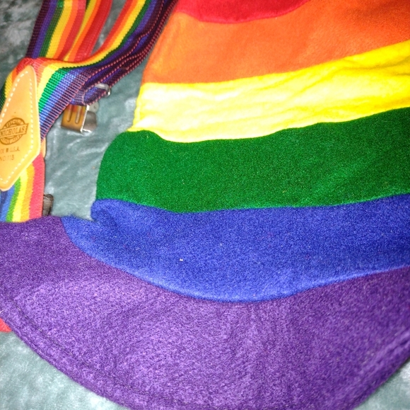 RAINBOW Suspenders Nicholas No.113 with Matching Hat - Picture 3 of 5